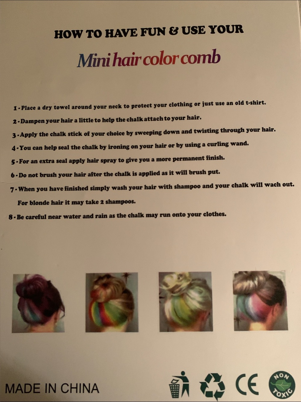 Temporary Hair Chalk Set - Multi Color - Picture 6 of 6